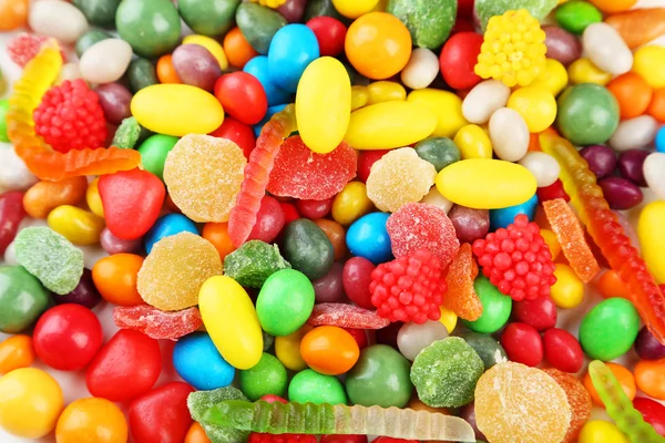 Bunte Bonbons Hintergrund — Stockfoto