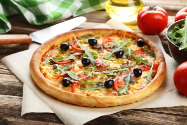 taze lezzetli pizza