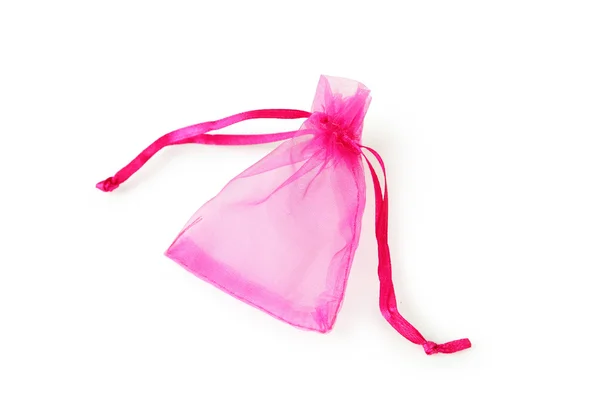 Empty pink pouch — Stok fotoğraf