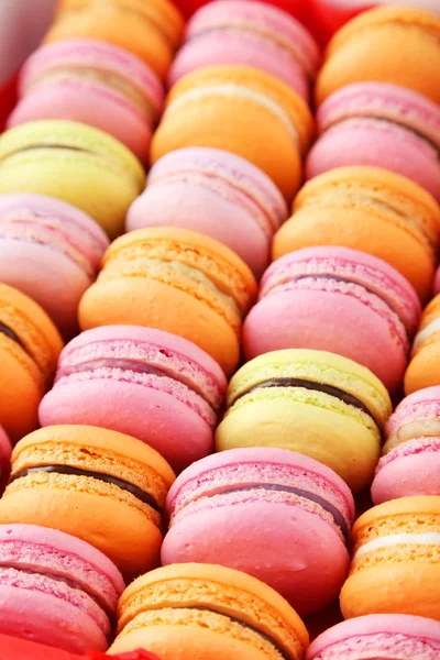 Francia színes macaroons — Stock Fotó