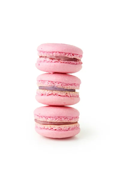 French pink macaroons — Stock Photo, Image