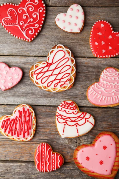 Gustosi biscotti al cuore — Foto Stock