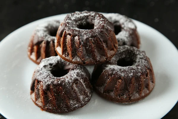 Torte di cioccolato fascio — Foto Stock