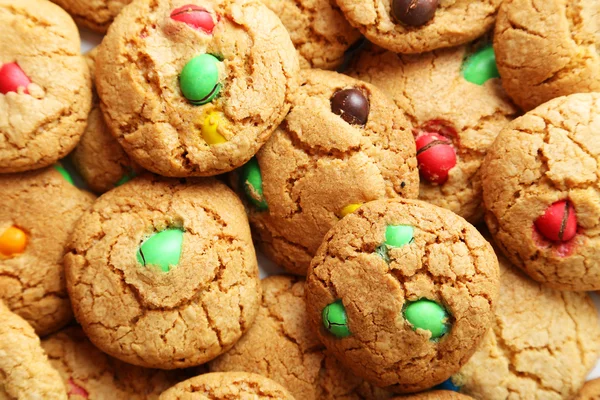 Biscotti con caramelle colorate — Foto Stock