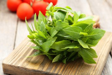 Fesleğen yaprakları mutfak