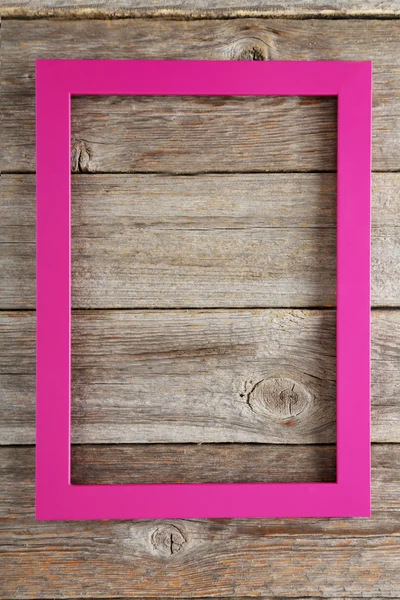 Pink wooden frame — Stock Photo, Image