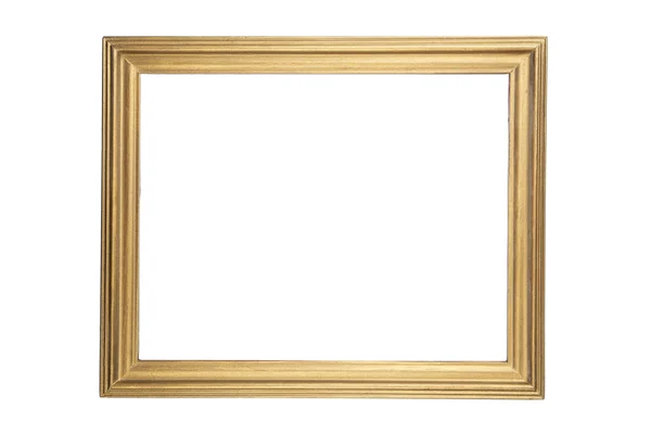 Wooden golden frame — Stock Photo, Image