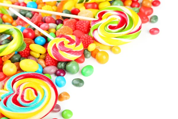 Különböző gyümölcsök cukorka — Stock Fotó