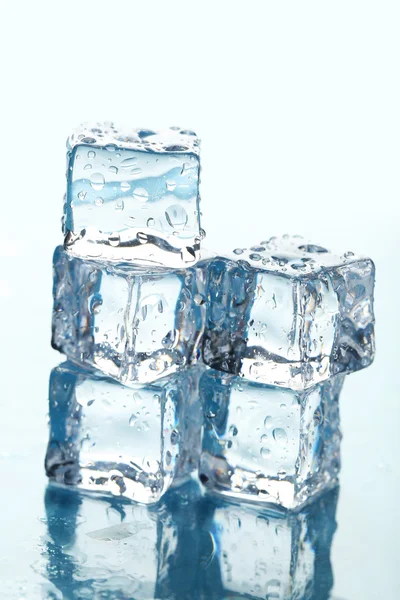 Cubos de hielo de cerca — Foto de Stock