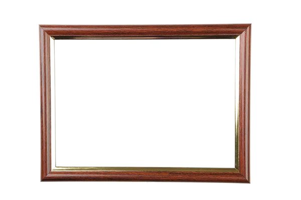 Brown wooden frame — Stock Photo, Image