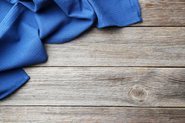 Blue fabric napkin — Stockfoto