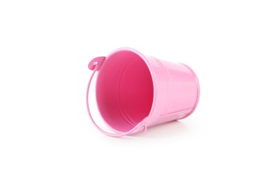 Empty pink bucket