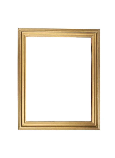 Golden wooden frame — Stock Photo, Image