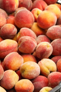 Olgun şeftali meyve arka plan