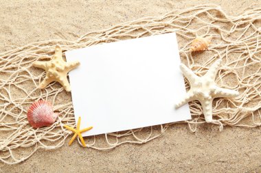 Deniz kabukları ile boş boş