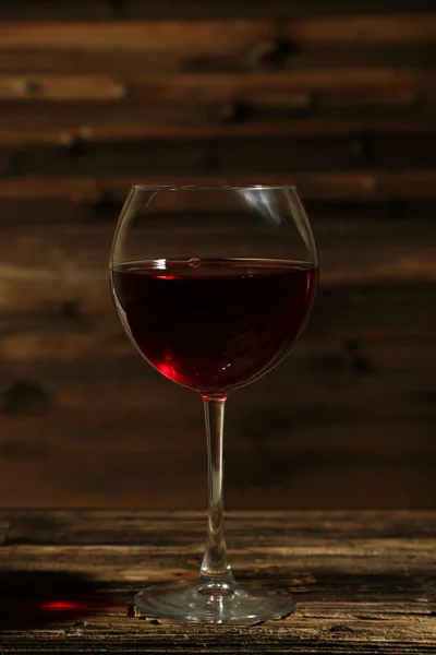 Red wine glass — Stock Photo, Image