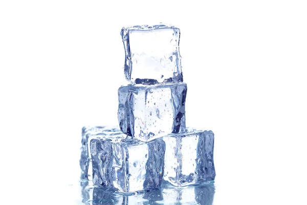 Ice cubes close up — Stock Photo, Image