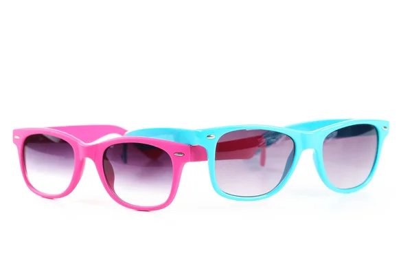 Óculos no fundo branco — Fotografia de Stock