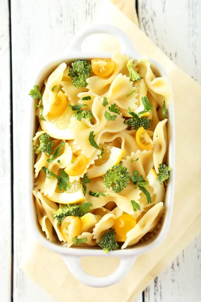 Delicious pasta with with broccoli — Stock Photo, Image