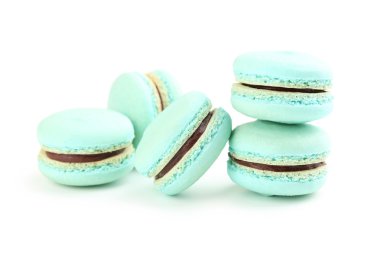 Lezzetli mavi macaroons