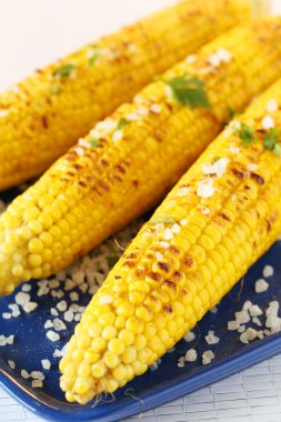 Taze lezzetli ızgara mısır