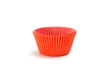 Kırmızı boş cupcake durumlarda