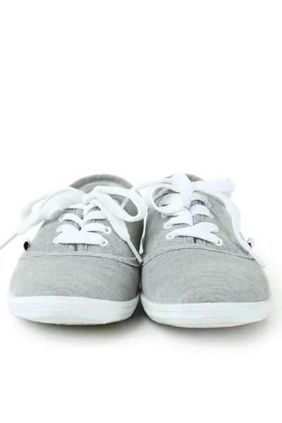 Pair of grey shoes — Stock Photo, Image