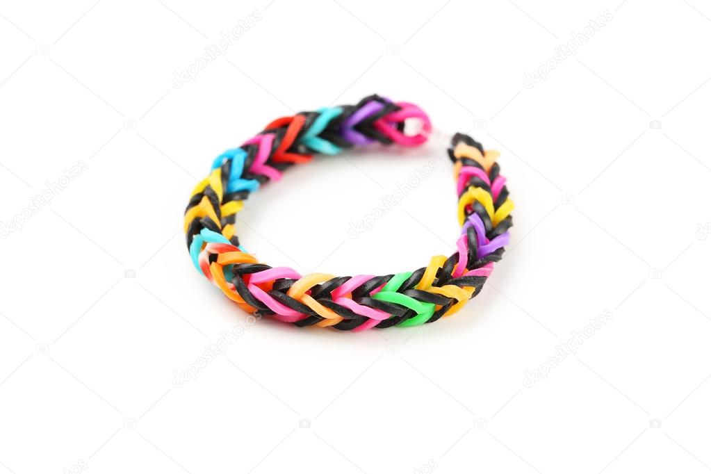Colorful rubber band bracelet Stock Photo by ©5seconds 80124742