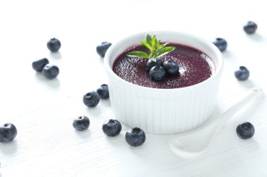 Lezzetli blueberry Mus