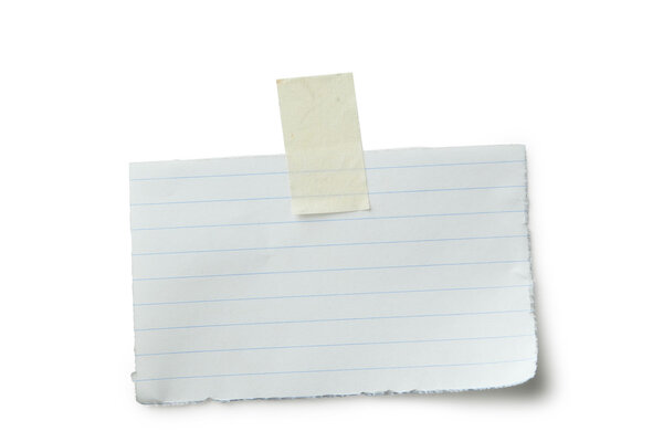 note paper background
