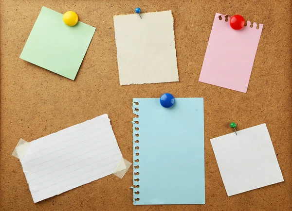 Note papers background — Stock Photo, Image