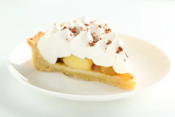 Tarta de manzana con merengue — Foto de Stock