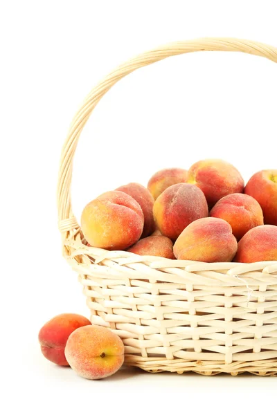 成熟的桃子水果 — 图库照片