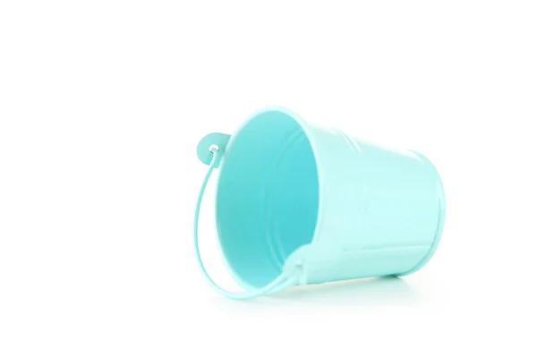 Plechový kbelík modrá — Stock fotografie