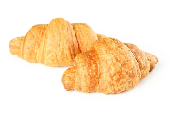 Chutné croissanty k snídani — Stock fotografie