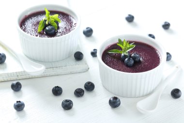 Lezzetli blueberry Mus