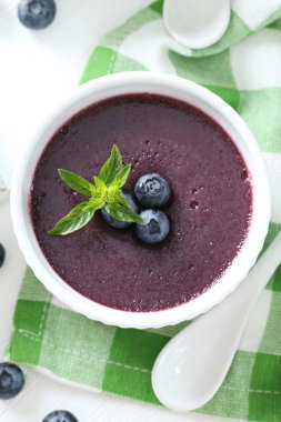 Lezzetli blueberry Mus