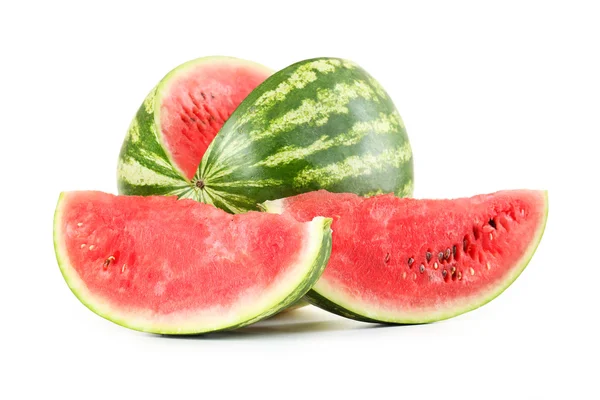 Mogna skivade vattenmelon — Stockfoto