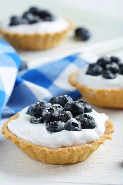 Tartaletas de postre con arándanos —  Fotos de Stock