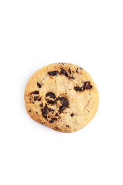 Çikolata parçacıklı kurabiye.