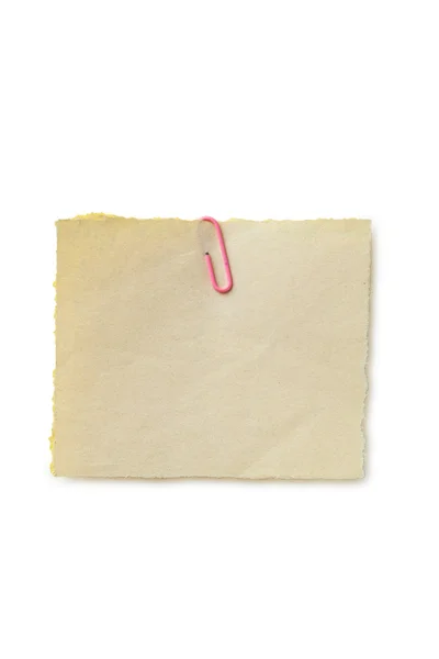 Boş not kağıdı — Stok fotoğraf