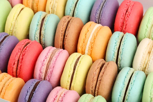 Saborosos deliciosos macaroons — Fotografia de Stock