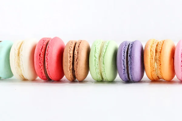 French colorful and tasty macarons — Stock Photo, Image