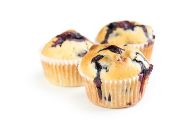 lezzetli blueberry muffins