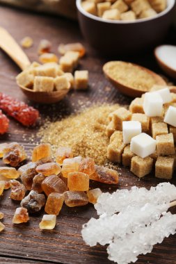 çeşitli şeker çeşitleri