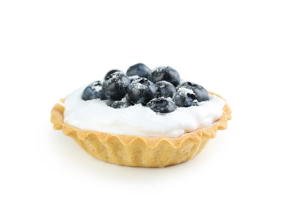 Dessert tartlet with blueberries — ストック写真