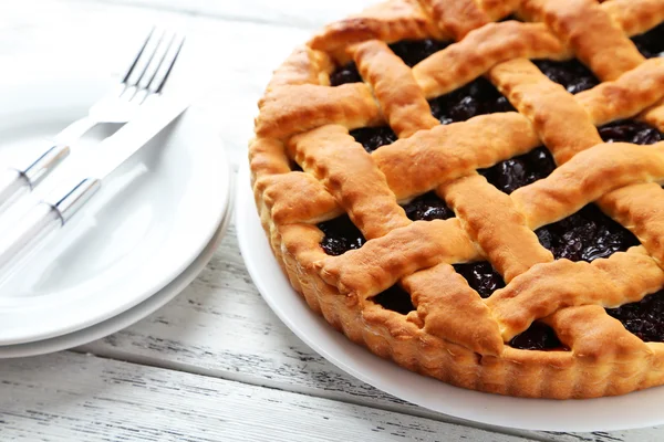 Leckerer hausgemachter Kuchen — Stockfoto