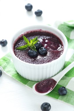 Lezzetli blueberry Mus