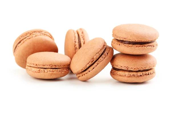 Lezzetli kahve macarons — Stok fotoğraf