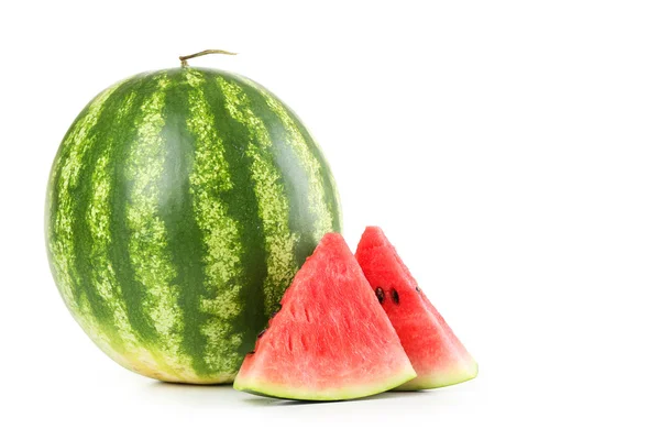 Smakrik vattenmelon med skivor — Stockfoto